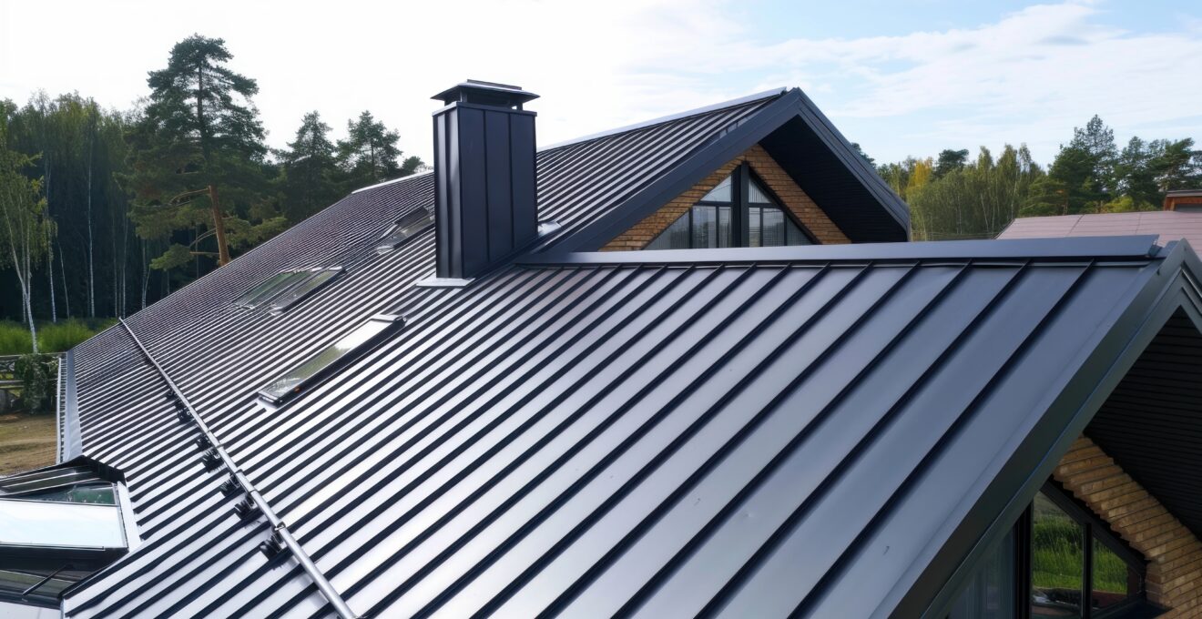 Tôles métalliques pour toiture