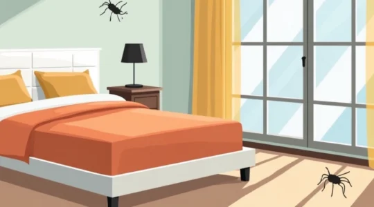 vers-au-plafond-dans-une-chambre-origine-et-comment-s-en-debarrasser