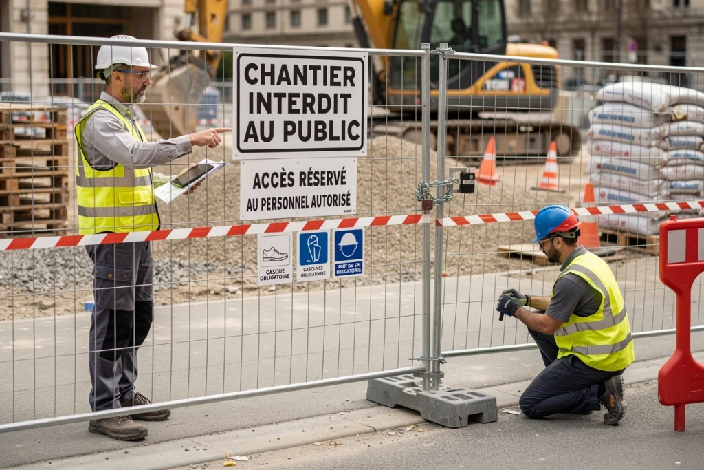 protection d’un site en construction